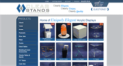 Desktop Screenshot of clearstands.com