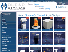Tablet Screenshot of clearstands.com
